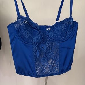 BDG Royal Blue Lace Bralette